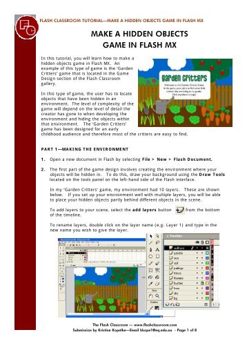 Macromedia Flash Mx Tutorial Pdf
